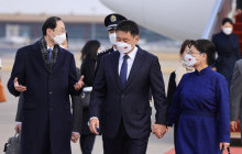 Монгол Улсын Ерөнхийлөгч У.Хүрэлсүх БНХАУ-д хийж буй төрийн дээд албан ёсны айлчлал эхэллээ