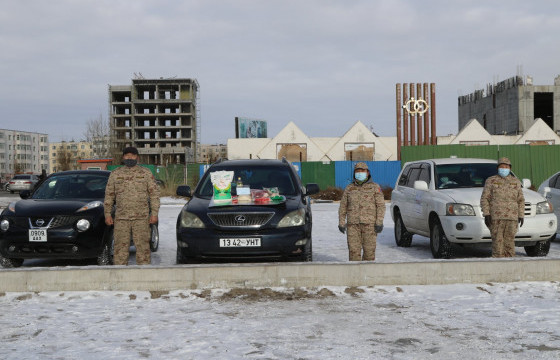 Дархан-Уул аймгийн зорилтод бүлгийн өрхөд хүнс, өргөн хэрэглээний бараа бүтээгдэхүүн түгээж эхэллээ