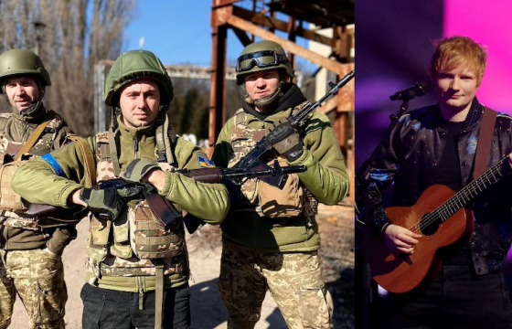 Дайны тэргүүн фронтод тулалдаж байгаа украин цэргүүд Эд Ширантай хамтарч дуу хийжээ