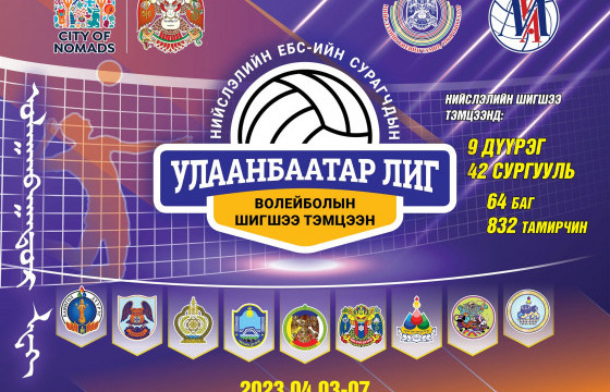Волейболын “Улаанбаатар лиг” 11 дэх удаагийн тэмцээн өндөрлөв
