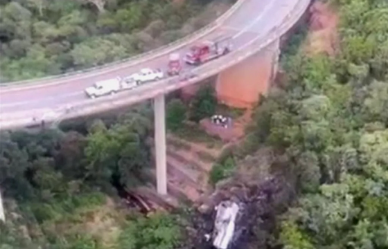 Өмнөд Африкт зорчигч тээврийн автобус гүүрнээс унасан осол гарч, 44 хүн амиа алджээ