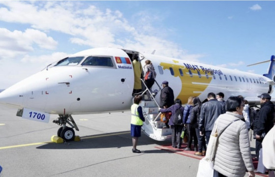 МИАТ компанийн “Мазаалай” CRJ-700 агаарын хөлөг анхны нислэгээ Ховд аймаг руу хийлээ
