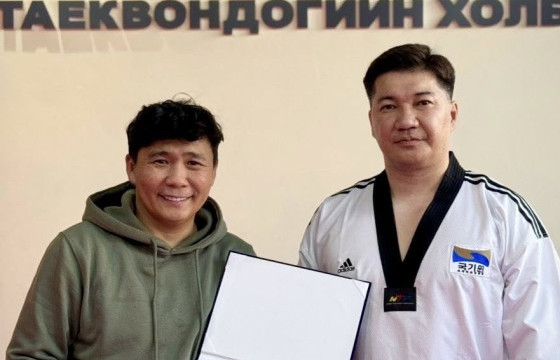 Найруулагч Д.Галбаяр Монголын таэквондогийн дэд ерөнхийлөгч боллоо