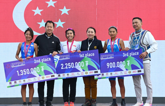 Дуатлоны Азийн цомын “Элит” ангиллын аваргууд тодров