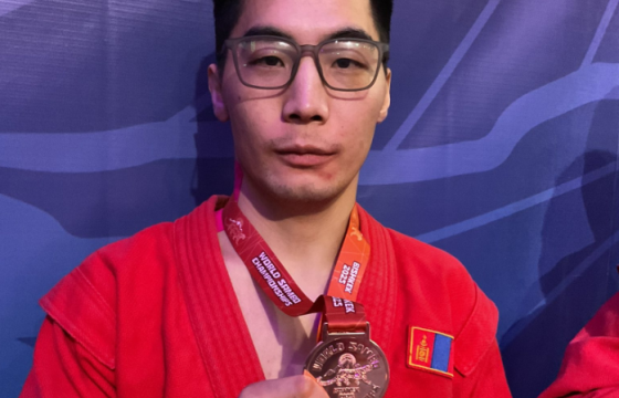 Ц.Төгсболд байлдааны самбо бөхийн дэлхийн аваргаас хүрэл медаль хүртэв