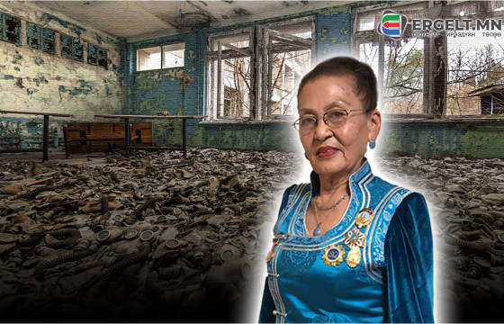 ЧЕРНОБЫЛИЙН АТОМЫН ЦАХИЛГААН СТАНЦЫН ДЭЛБЭРЭЛТЭД ӨРТСӨН 29 ХҮҮХДИЙГ ГҮҮНИЙ СААМ, ЧАЦАРГАНЫН ШҮҮСЭЭР ХООЛЛОЖ, АМИЙГ НЬ АВАРСАН Л.ПАГМАДУЛАМЫН ТҮҮХ