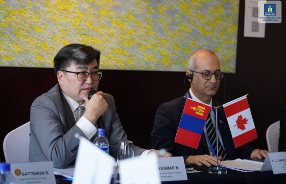 “МОНГОЛ УЛСАД ЖЕНДЭРТ СУУРИЛСАН ХҮЧИРХИЙЛЭЛТЭЙ ТЭМЦЭХ ТОГТОЛЦООГ БЭХЖҮҮЛЭХ НЬ” ТӨСЛИЙН УДИРДАХ ХОРООНЫ АНХДУГААР ХУРАЛ БОЛЛОО