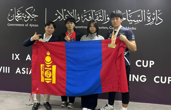 Н.Болортуяа, Б.Хангай нар Азийн цомоос хос алтан медаль хүртэв