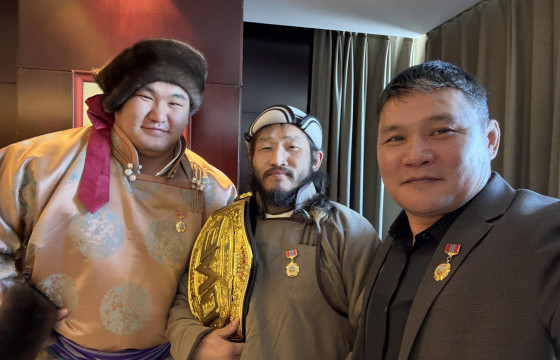 Б.Энх-Оргил Монгол Улсын гавьяат тамирчин цол хүртлээ