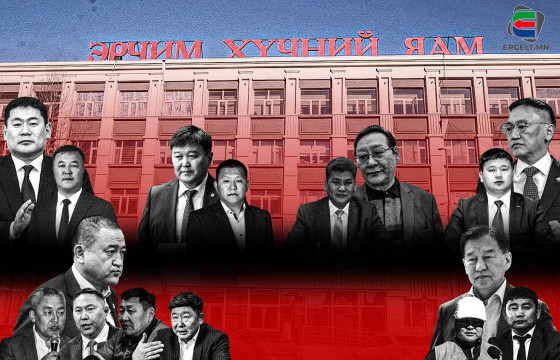 ЭРХ МЭДЭЛТНҮҮДИЙН ТАВИУЛУУДАД ТАЛХЛАГДСАН ЭРЧИМ ХҮЧНИЙ ХҮЧНИЙ САЛБАРЫН ЭМГЭНЭЛ