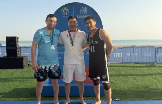 Ц.Баярсайхан мастерын элсний спортын дэлхийн наадмаас алтан медаль хүртжээ