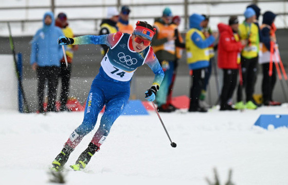 Э.Ариунтунгалаг гүйлтийн цанын 10 км-ийн зайд уралдлаа
