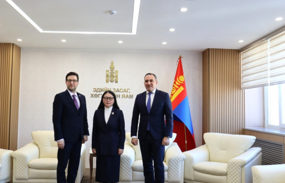 Европын сэргээн босголт, хөгжлийн банкны төлөөлөгчдийг хүлээн авч уулзлаа