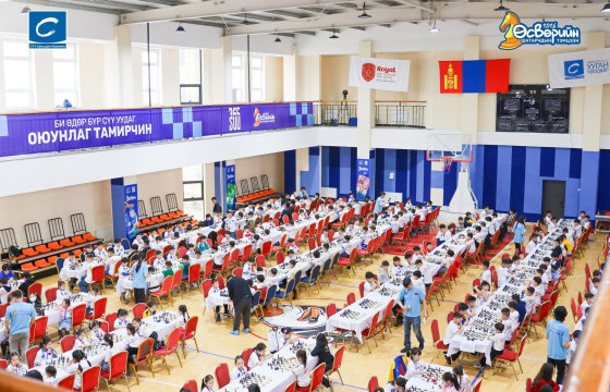Өсвөрийн шатарчдын “Сүү-365” улсын аваргын тэмцээний нээлт боллоо