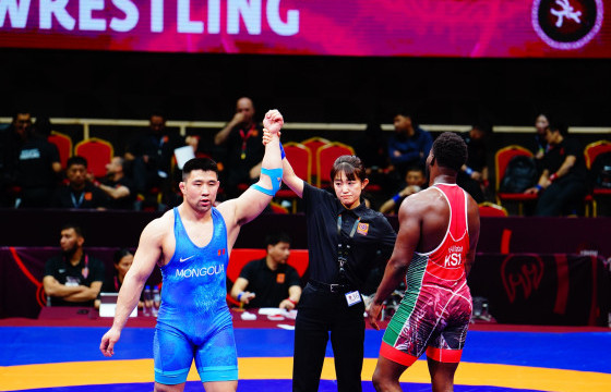 Г.Ганхуяг Саудын Арабын бөхийг ялж, шигшээ наймд шалгарлаа