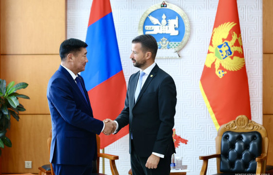 УИХ-ын дарга С.Бямбацогт Монтенегро Улсын Ерөнхийлөгч Яков Милатович-д бараалхана