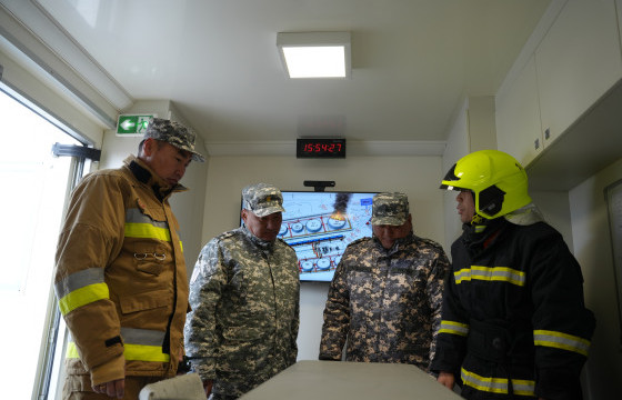 Төслийн хүрээнд нийлүүлэгдсэн тусгай зориулалтын автомашинуудаар тактикийн дадлага сургуулийг зохион байгууллаа